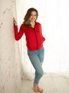 The Classic Red Full Zip Jacket