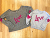 Love Crew Neck Bella Sweatshirt
